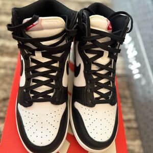 Nike Black and White High-Tops